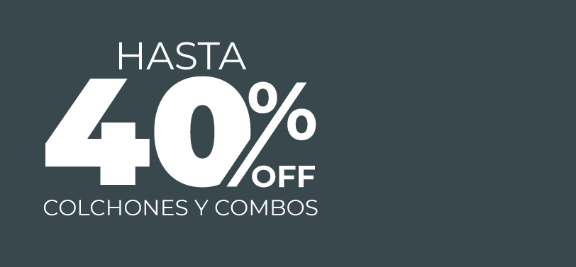 Hasta 40% dto